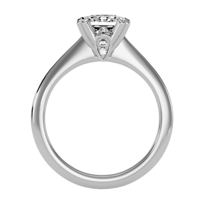 Heavenly Engagement Ring -Color_White-Gold
