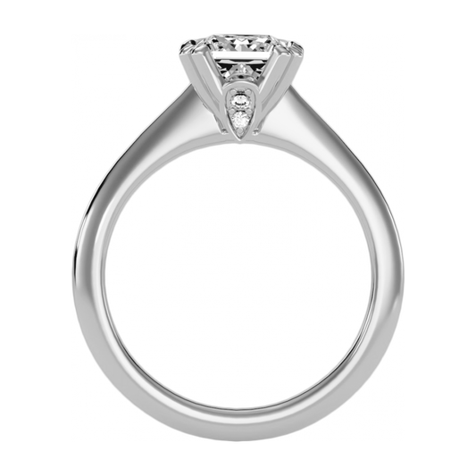 Heavenly Engagement Ring -Color_White-Gold