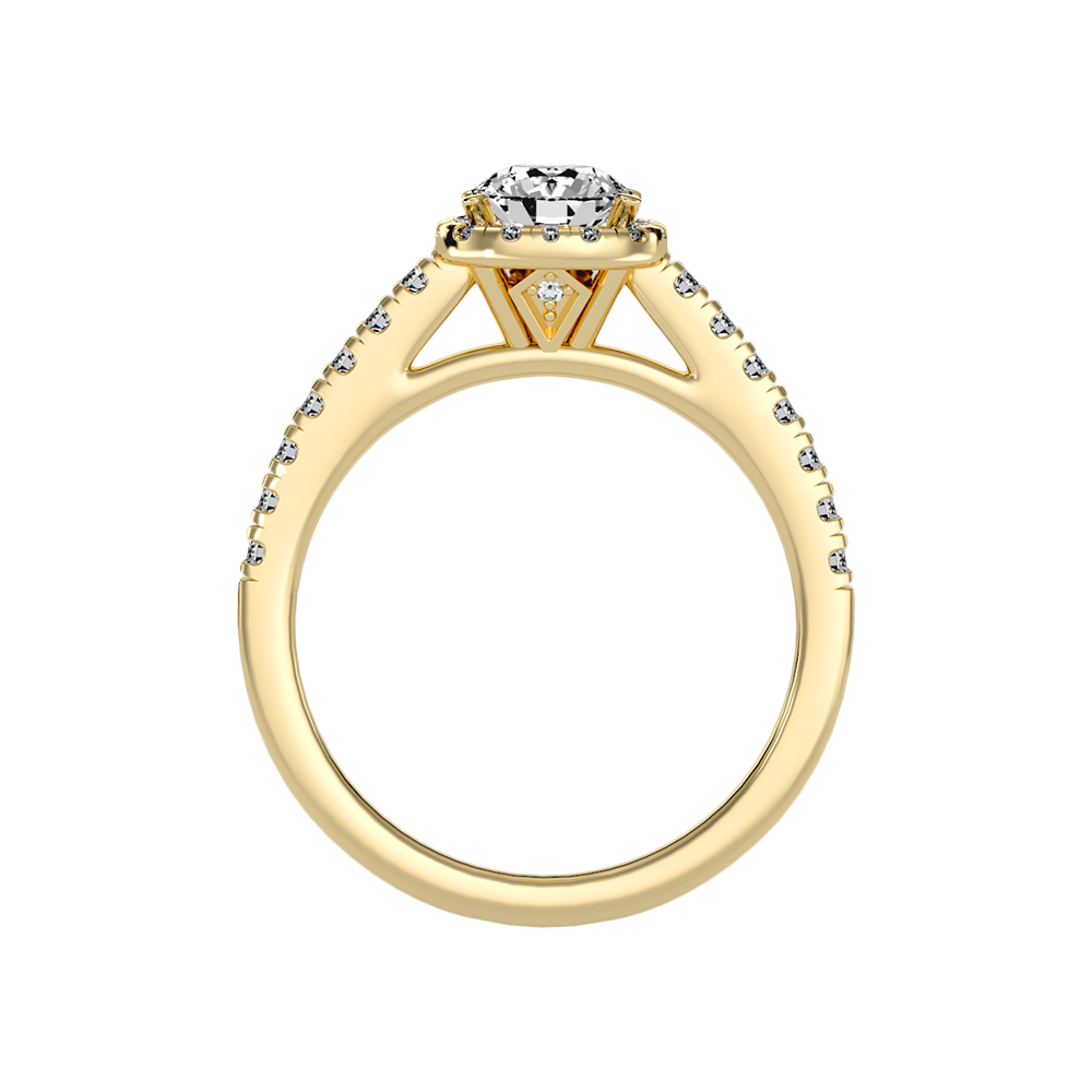 Bern Halo Diamond Engagement Ring