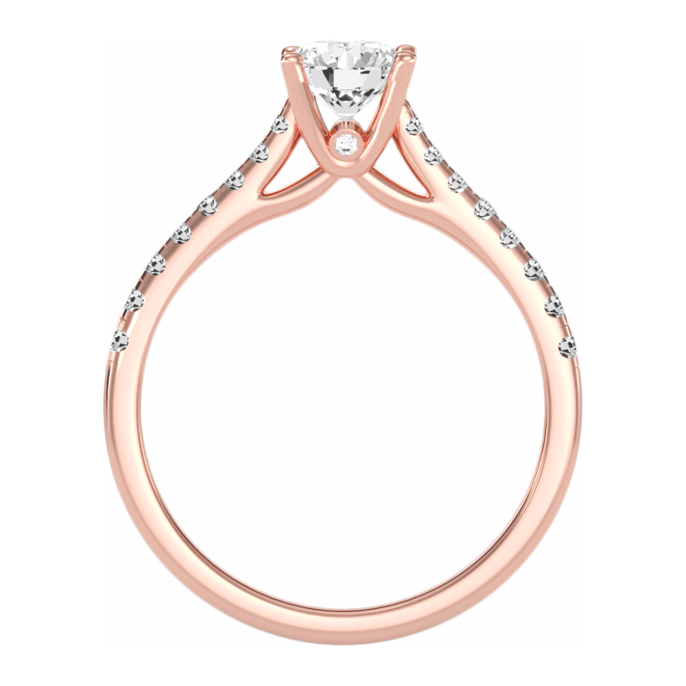 The Fortunate Solitaire Ring-Color_Rose-Gold