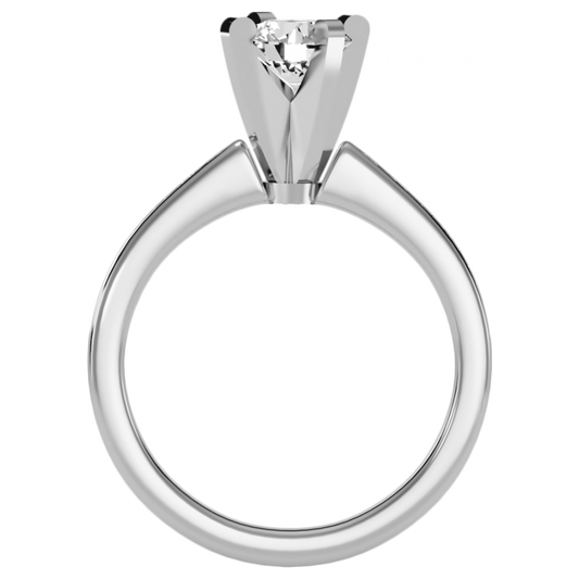 The Enriched Solitaire Ring-Color_White-Gold