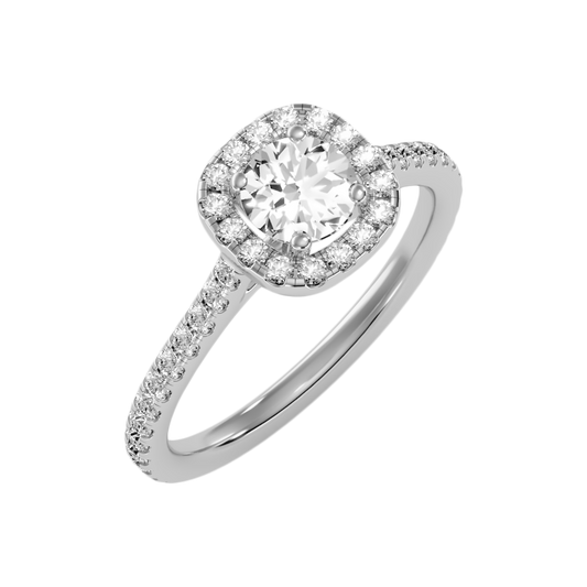 Ravishing Solitaire Ring-Color_White-Gold
