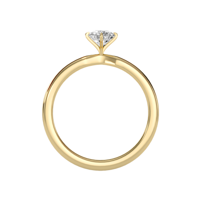 Ebullient Classic Solitaire Ring