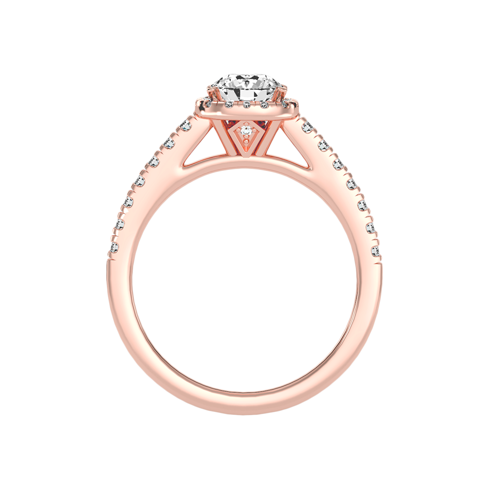 Bern Halo Diamond Engagement Ring
