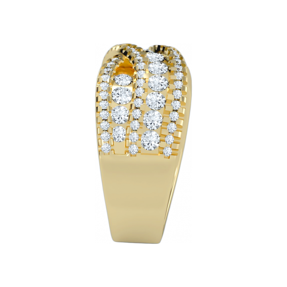 Noble Half Eternity Ring