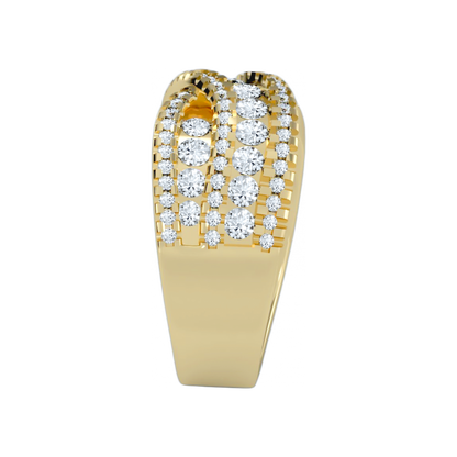Noble Half Eternity Ring