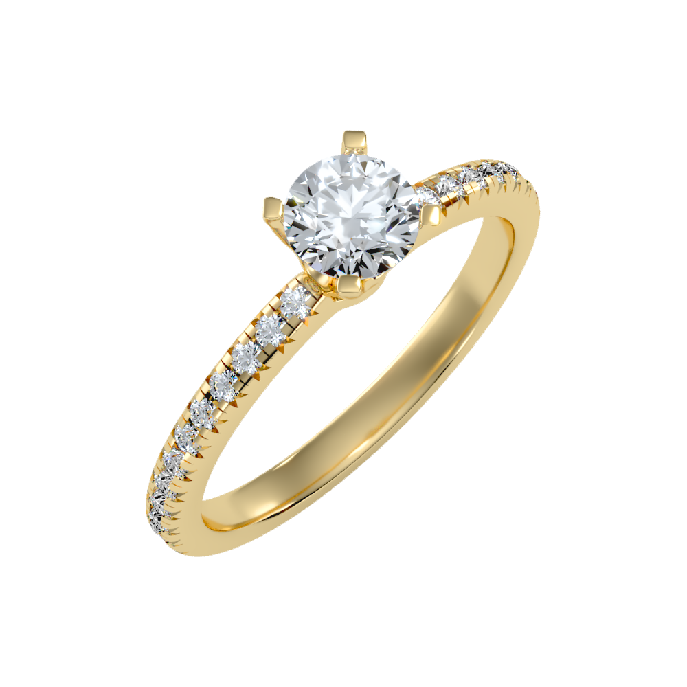 Remarkable Solitaire Ring-Color_Yellow-Gold