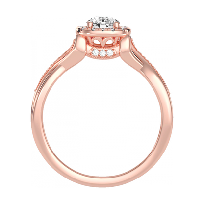 The Favourable Halo Ring-Color_Rose-Gold