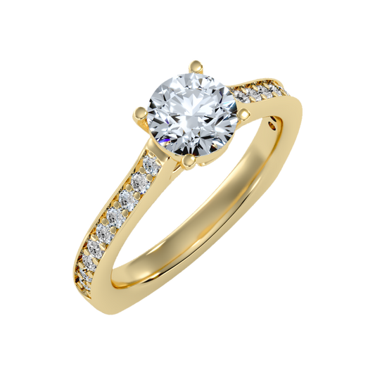 Fab Solitaire Ring-Color_Yellow-Gold