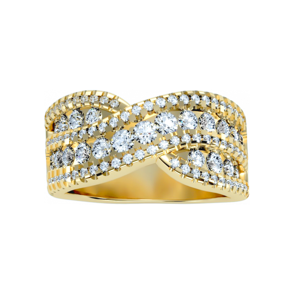 Noble Half Eternity Ring