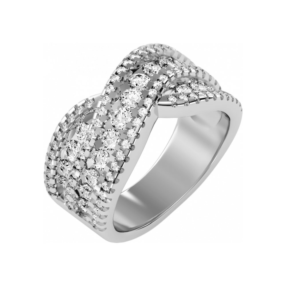 Noble Half Eternity Ring