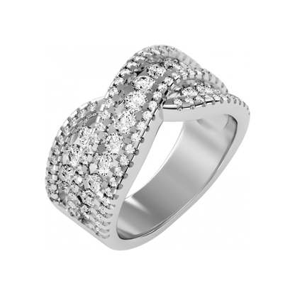 Noble Half Eternity Ring