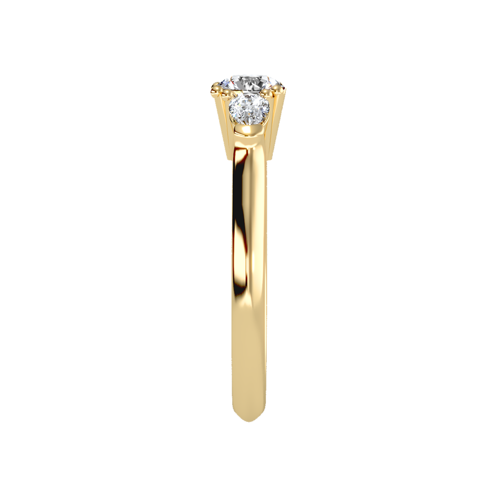 Efflorescence Solitaire Ring