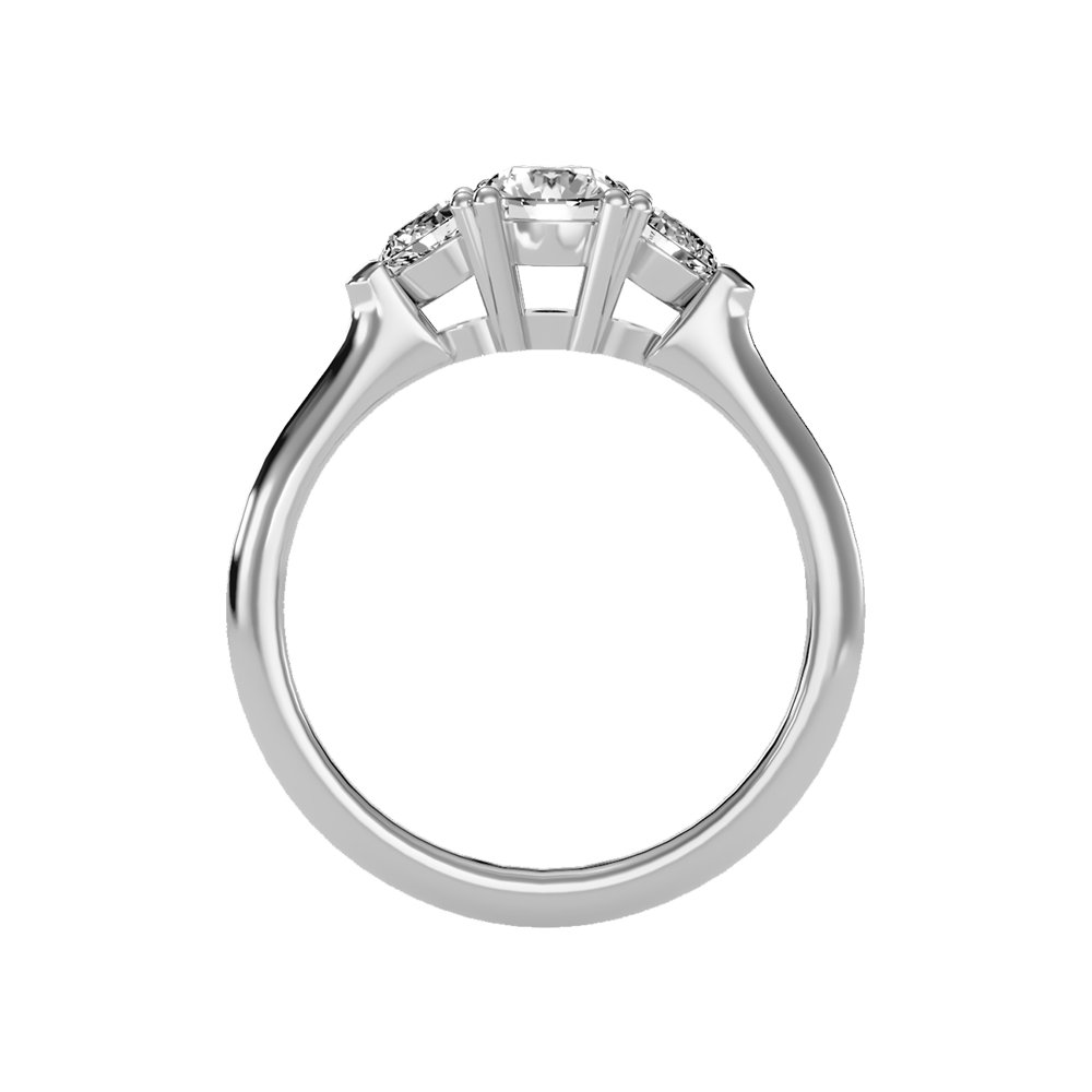 Efflorescence Solitaire Ring