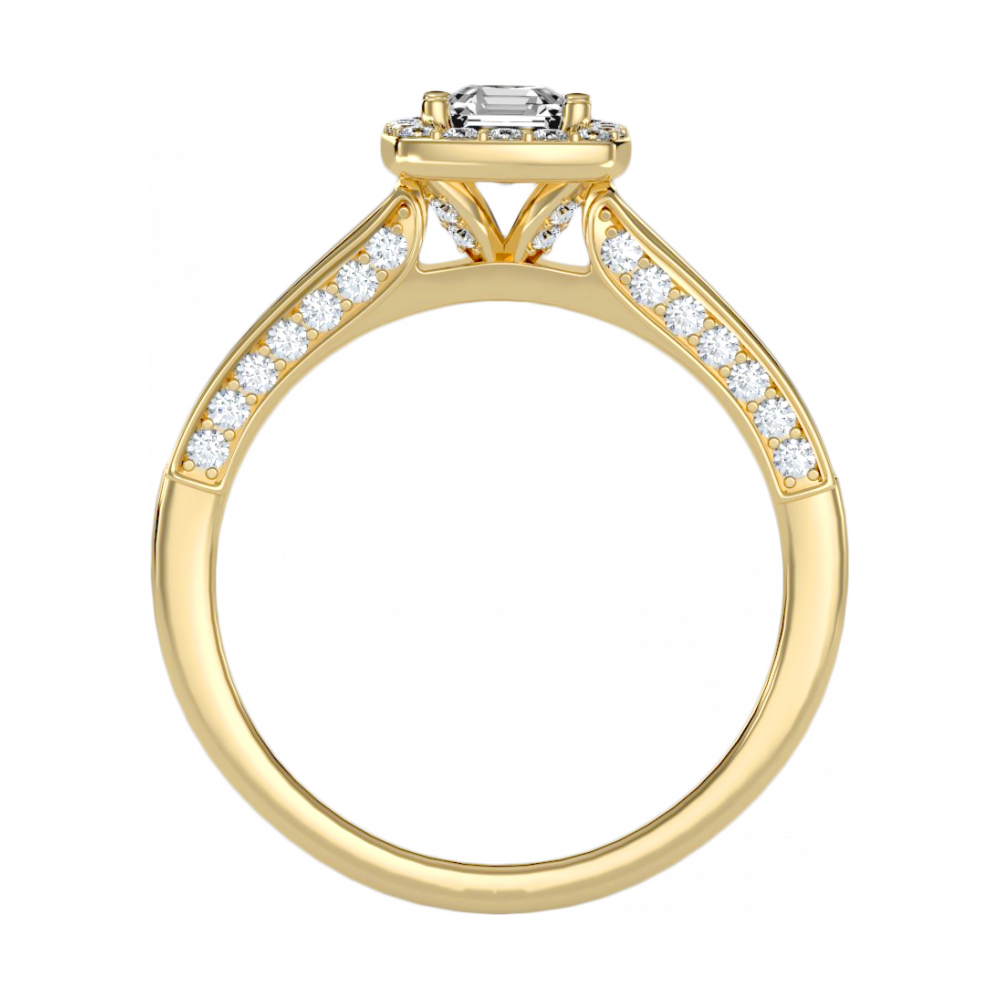 The Impeccable Halo Ring-Color_Yellow-Gold