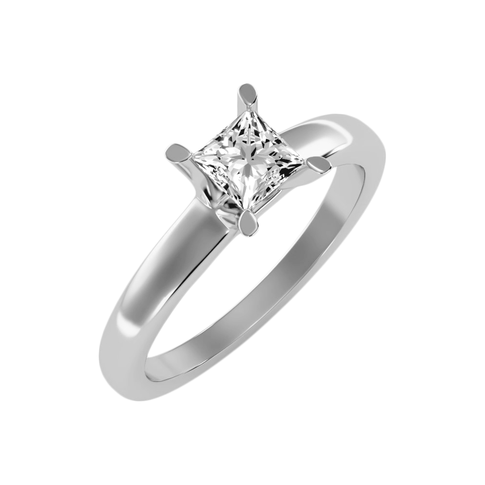 The Radiant Solitaire Ring
