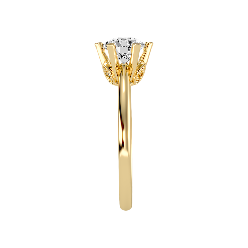 Floraison Classic Solitaire Ring