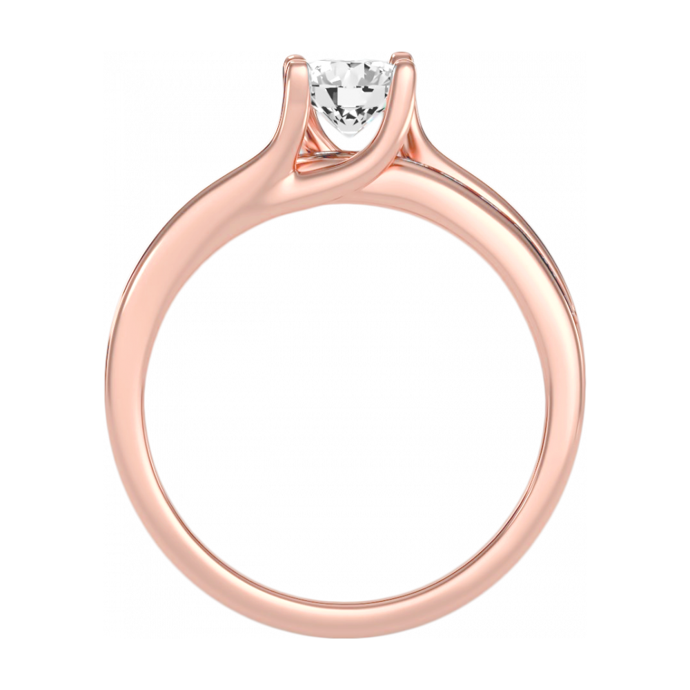 The Gallant Solitaire Ring-Color_Rose-Gold