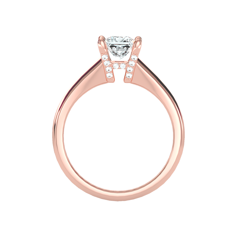 Gleaming Solitaire Ring