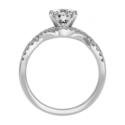 Royale Solitaire Ring-Color_White-Gold