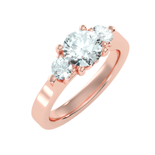 Rumie Tri Stone Ring