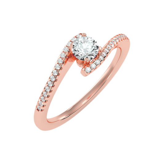 Groovy Diamond Ring