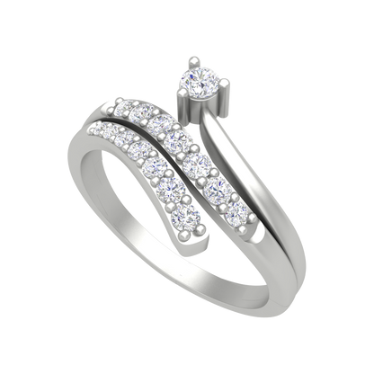 Ira Diamond Ring-Color_White-Gold