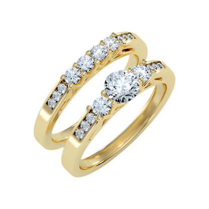 Sequoia Bridal Ring Set-Color_Yellow-Gold