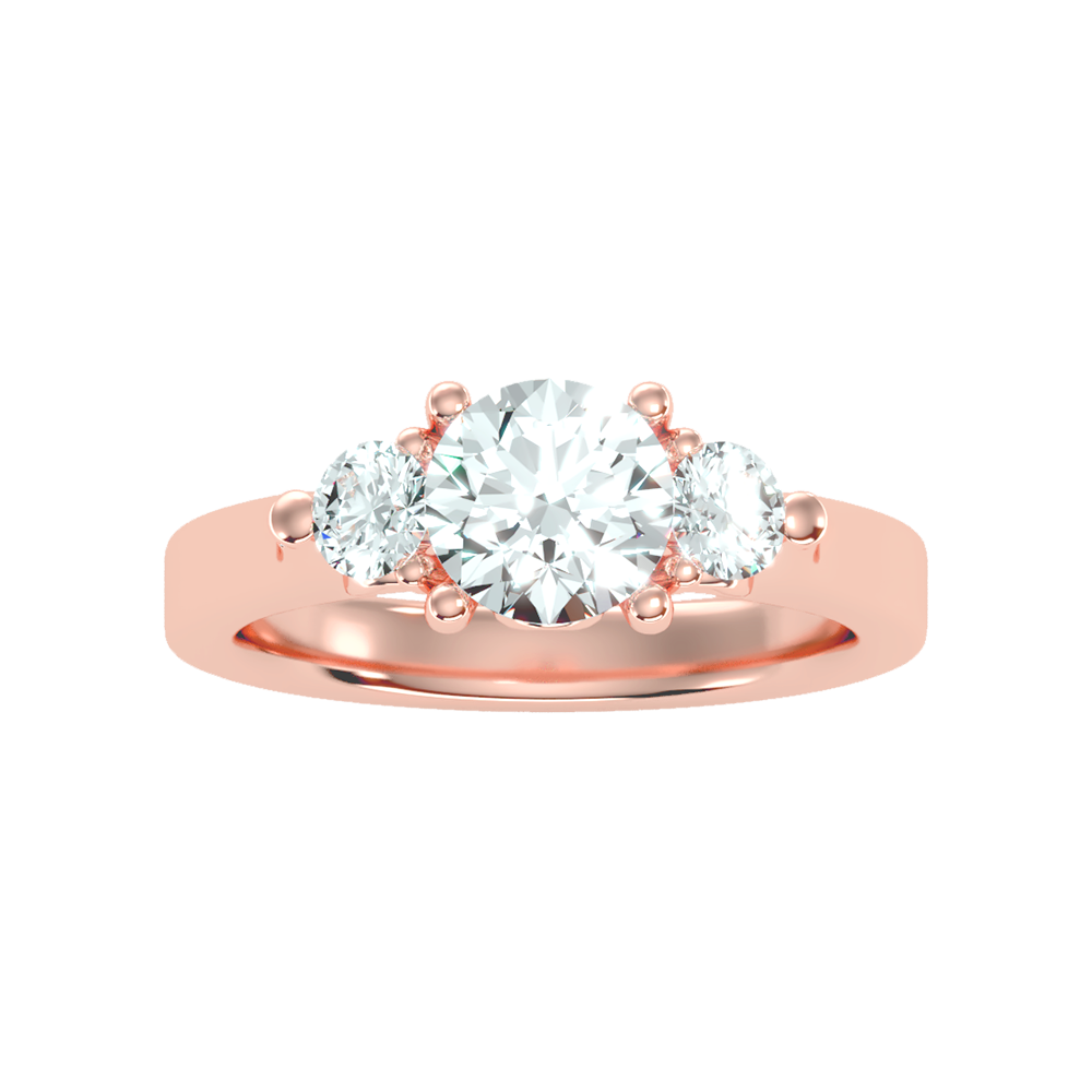 Rumie Tri Stone Ring