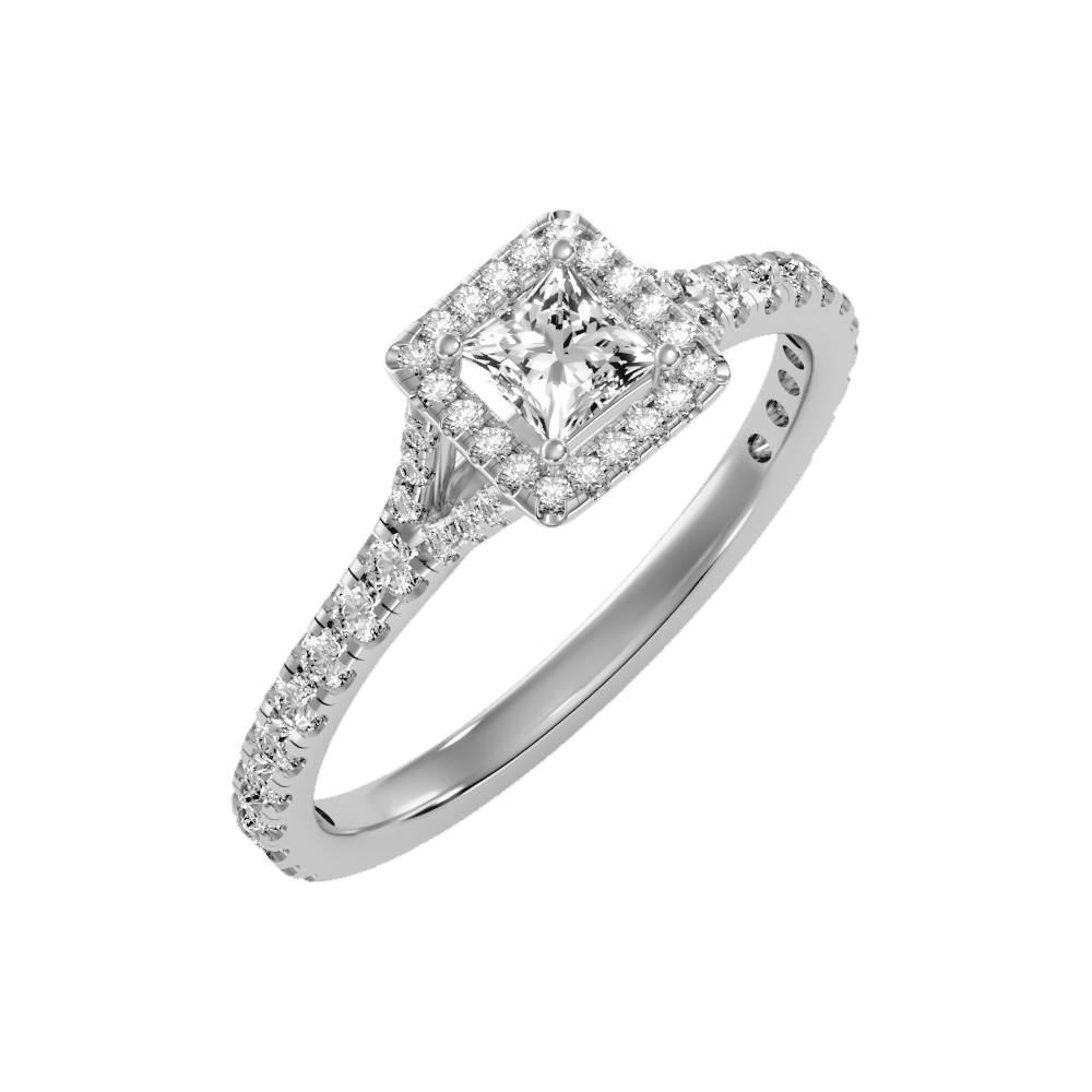Class Apart  Solitaire Ring-Color_White-Gold