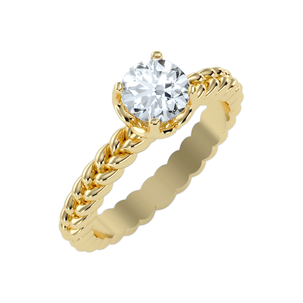 The Complimenting Solitaire Ring