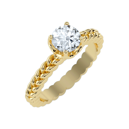 The Complimenting Solitaire Ring