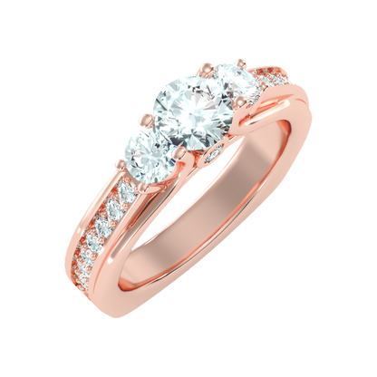 Premier Halo Solitaire Ring-Color_Rose-Gold