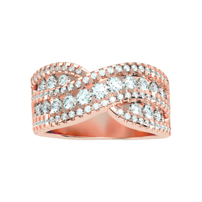 Noble Half Eternity Ring