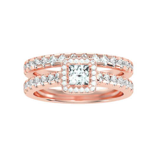 Sempiternal Bridal Ring Set-Color_Rose-Gold