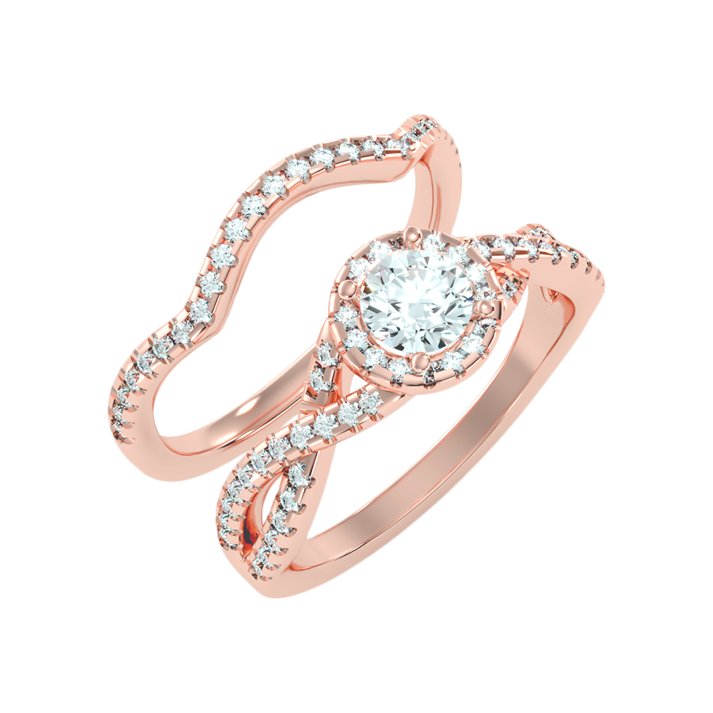 Cushy Bridal Ring Set-Color_Rose-Gold