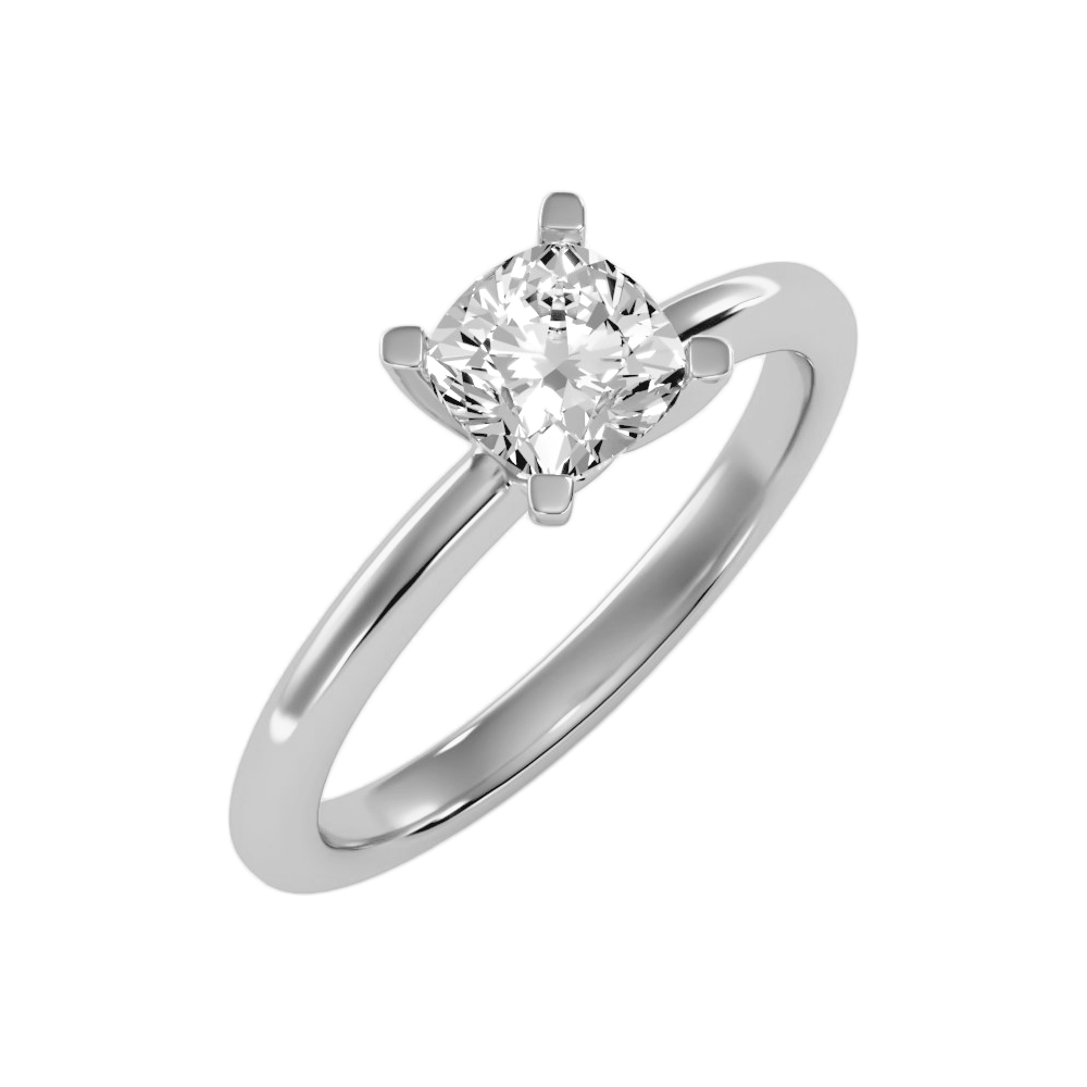 Foxy Solitaire Ring