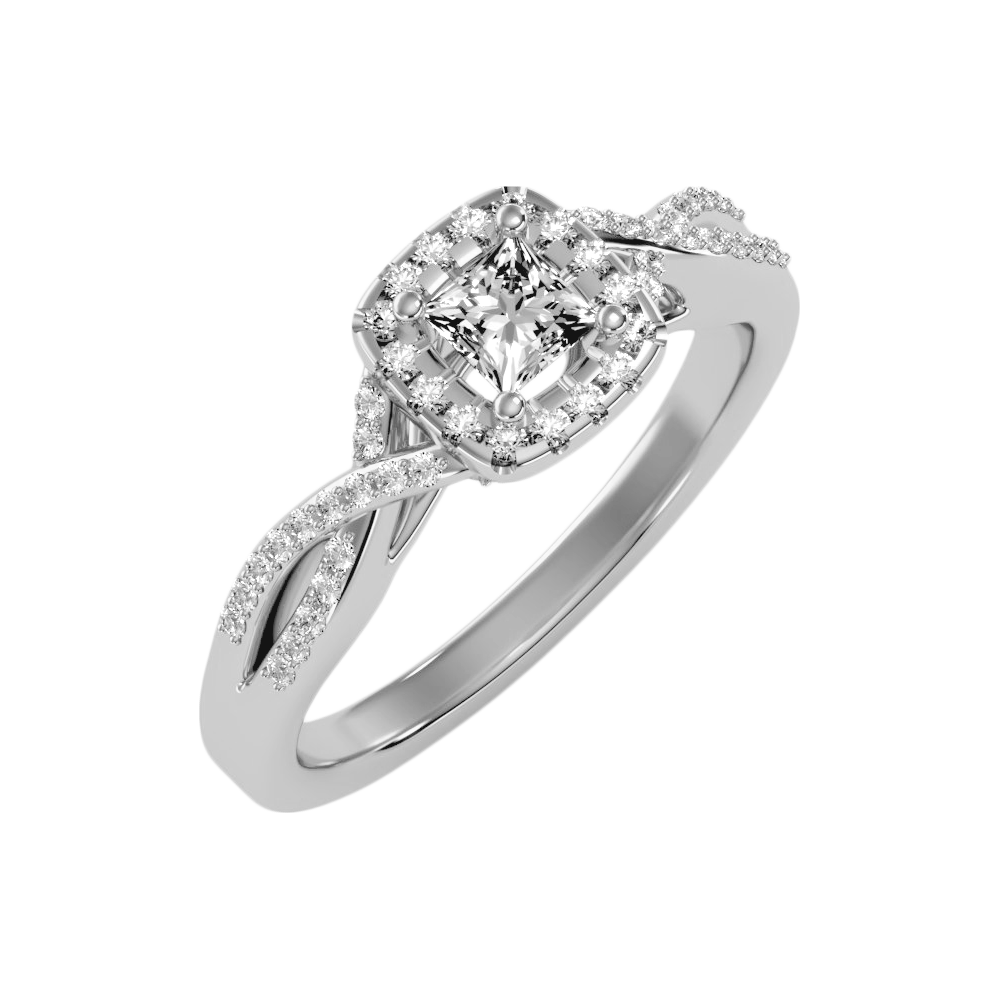 The Linda Halo Ring