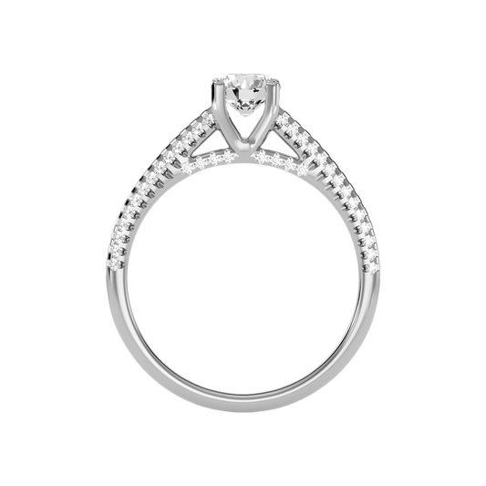 Aceituna Solitaire Ring-Color_White-Gold