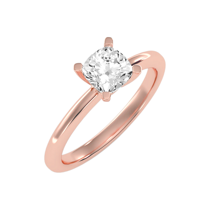 Foxy Solitaire Ring