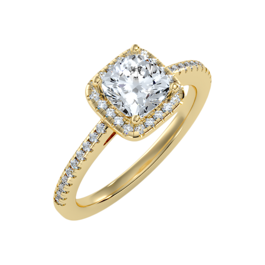 Exquisite Solitaire Ring-Color_Yellow-Gold