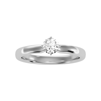 Ebullient Classic Solitaire Ring