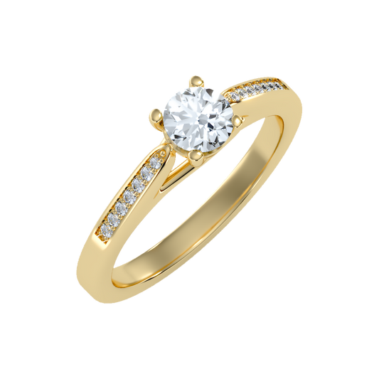 Venerable Solitaire Ring-Color_Yellow-Gold