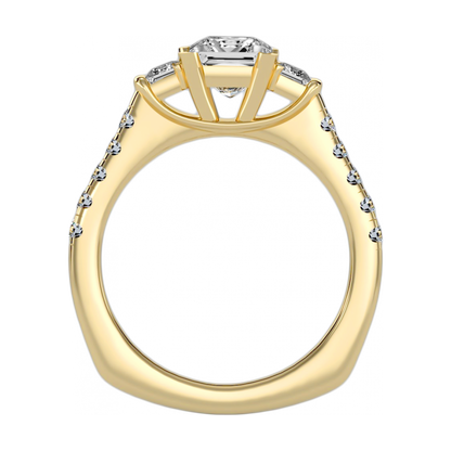 The Cutting-Edge Three Stone Ring-Color_Yellow-Gold