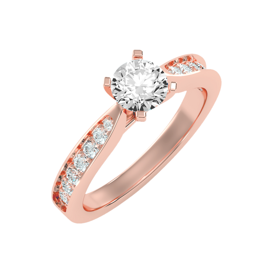 Magnific Solitaire Ring-Color_Rose-Gold