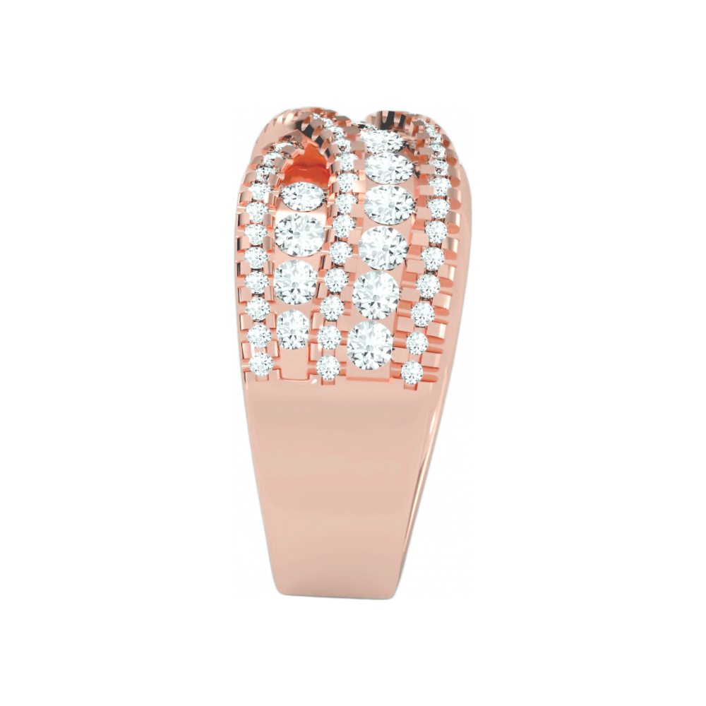 Noble Half Eternity Ring