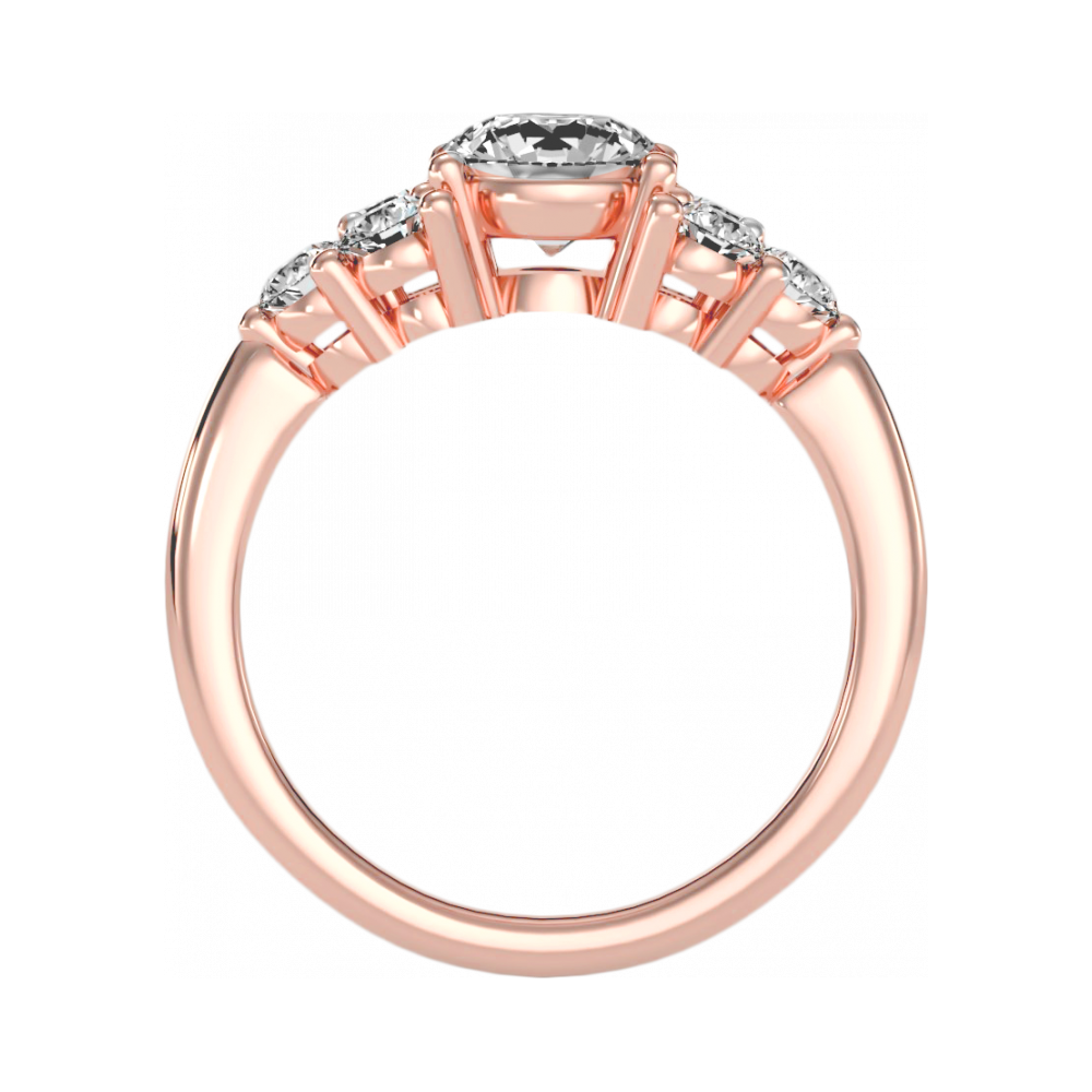 The Fearless Solitaire Ring-Color_Rose-Gold