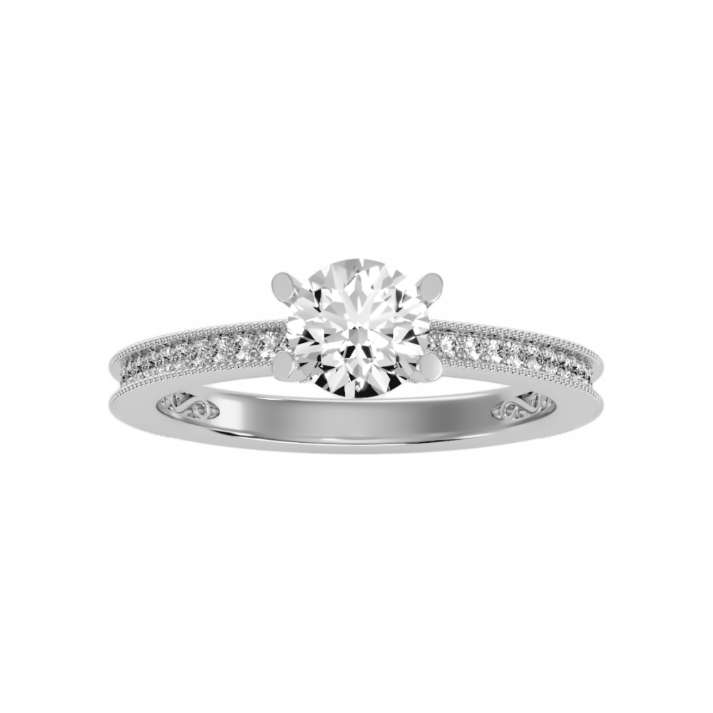 The Glamourous Solitaire Ring