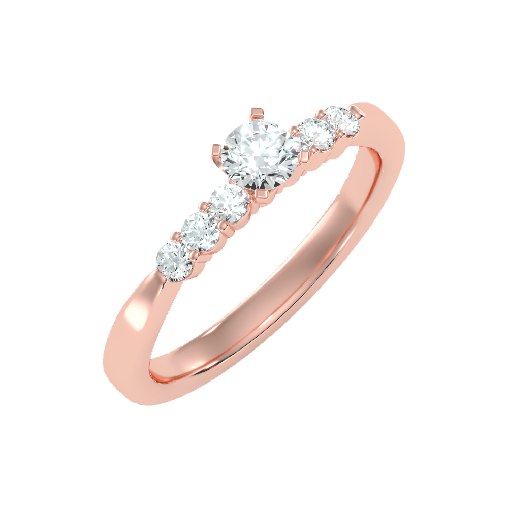 Charming Solitaire Ring-Color_Rose-Gold
