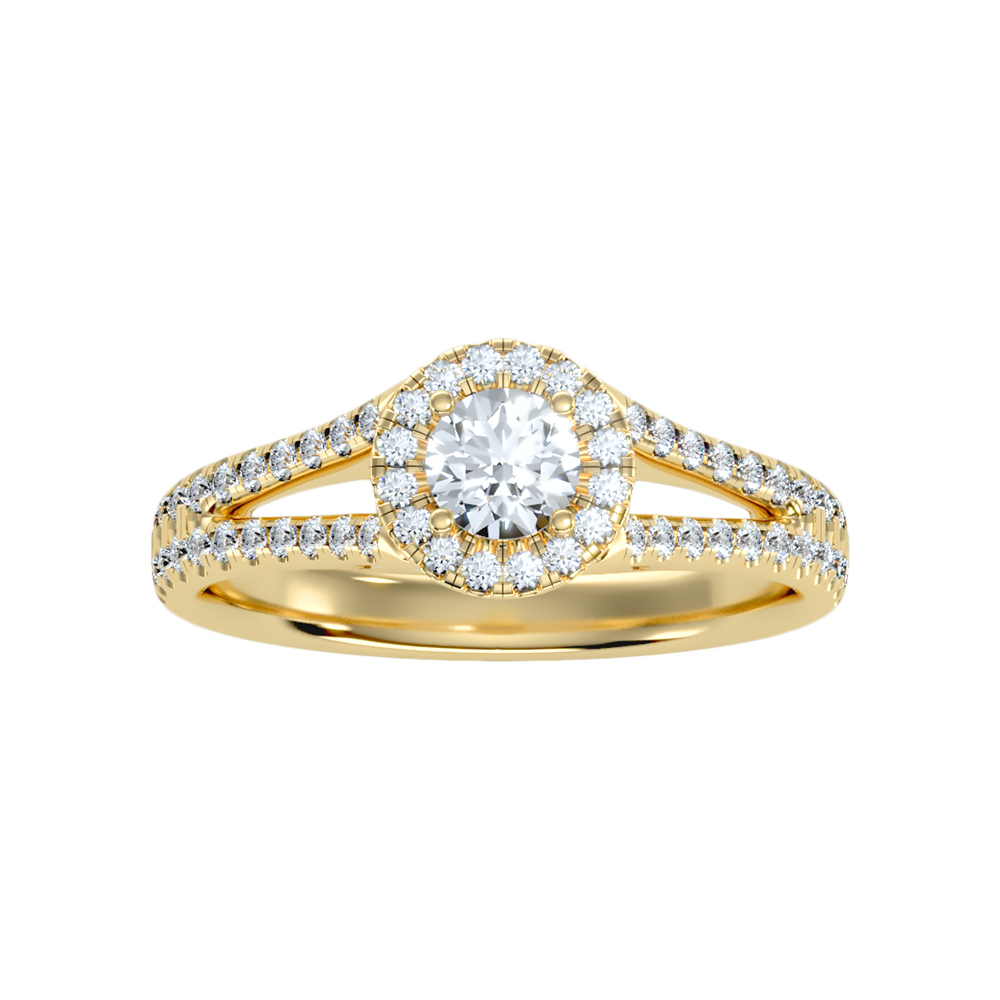 Startling Halo Engagement Ring